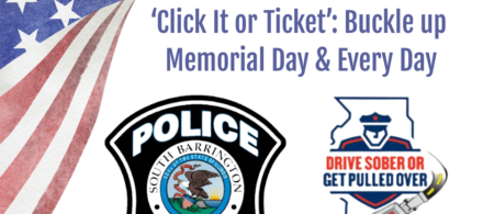 ‘Click It or Ticket’ Buckle up Memorial Day and every day