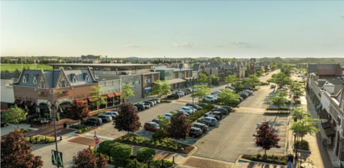 Overhead photo of the Arboretum of South Barrington